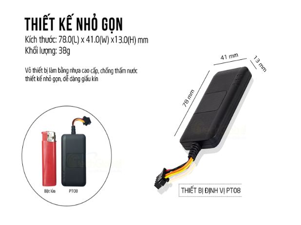 định vị xe máy pt08 định vị xe máy pt08