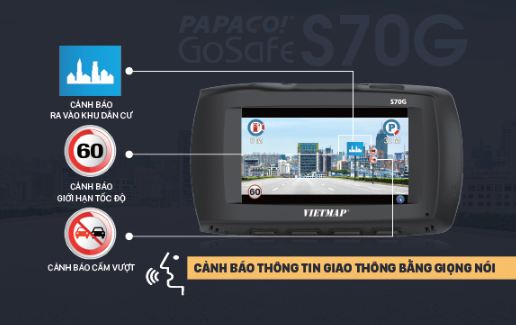 camera hành trình Papago Safe S70G camera hành trình Papago Safe S70G