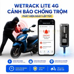 Thiết bị định vị Wetrack Lite 4G cảnh báo chống trộm