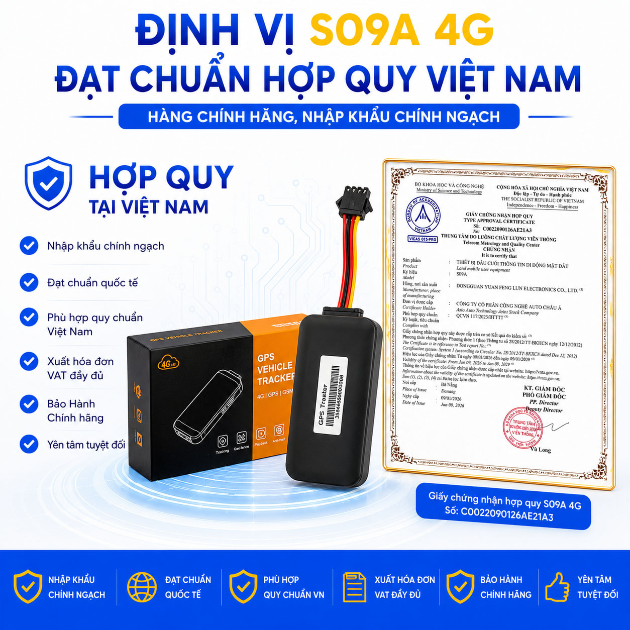 Thiet-bi-dinh-vi-S09A-4G-chungnhanhopquy Thiết bị định vị S09A 4G đạt chuẩn hợp quy việt nam, hàng chính hãng, nhập khẩu chính ngạch