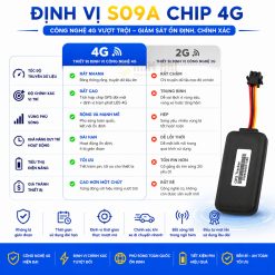 Thiết bị định vị S09A 4G định vị nhanh nhạy chính xác lâu dài hiệu quả, đầu tư một lần