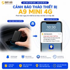 Thiết bị A9 Mini 4G định vị nhanh nhạy cảnh báo khi bị tháo rời