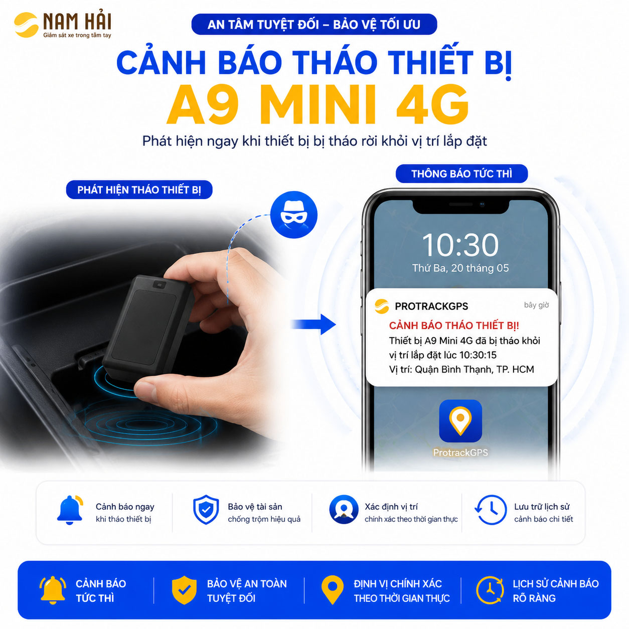 Thiet-bi-dinh-vi-khong-day-A9Mini-4G-canhbaothaothietbi Thiết bị A9 Mini 4G định vị nhanh nhạy cảnh báo khi bị tháo rời