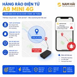 Định vị A9 mini Hàng Rào Điện tử thông báo khi vào ra hàng rào